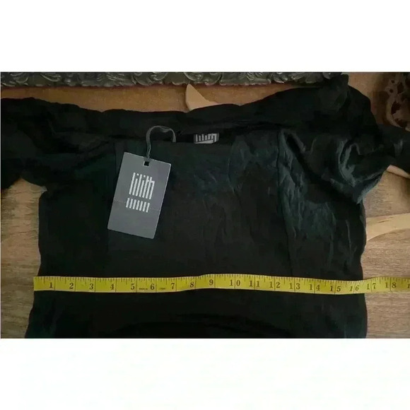 LILITH of France charcoal DRESS Bubble hem M/40 NWT PORTUGAL - Picture 11 of 12